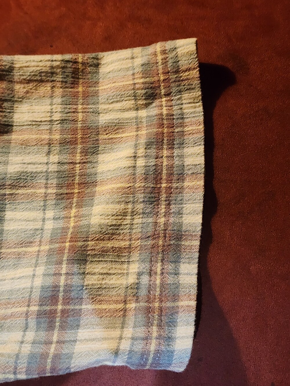 Patagonia Short-Sleeve Plaid Button-Up Shirt - Blue Cream Brown - Picture 7 of 8